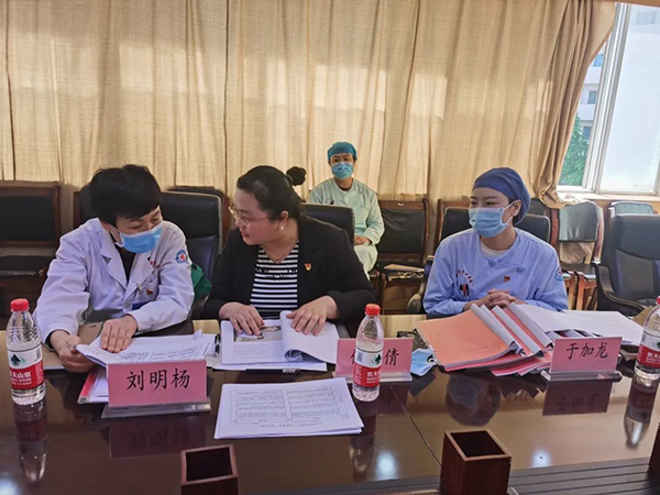 医院党建｜市直卫健系统党支部“星级堡垒”评定审核组来院检查指导