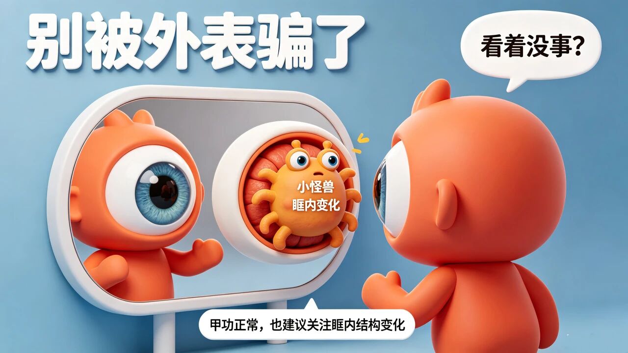 眼科专栏 | 90%被忽略的“沉默型甲亢突眼”：甲功正常、CAS评分低，不代表眼病安全！